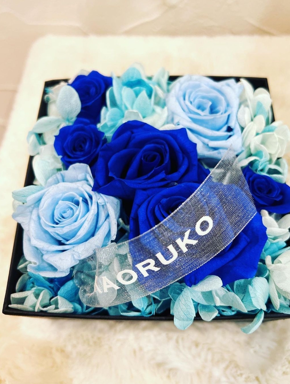 1560円 お手頃価格 ブルーローズ アイス 花束 10本 生花 ナチュラルカラー 青いバラ
